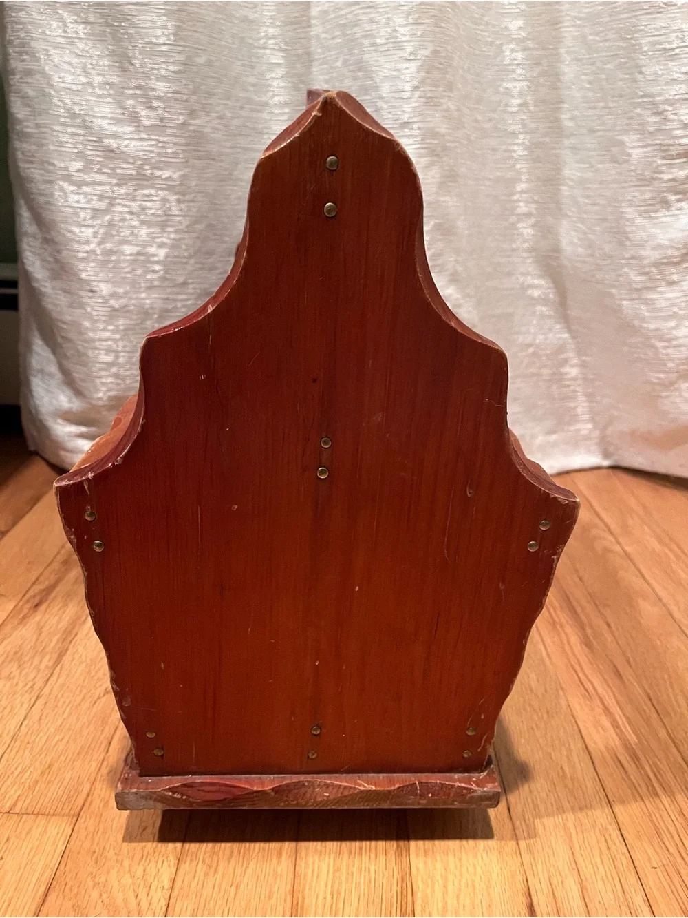 Vintage Wooden Magazine Record Holder Rack Decor MCM retro